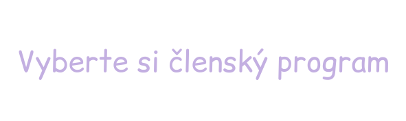 Vyberte si členský program_1